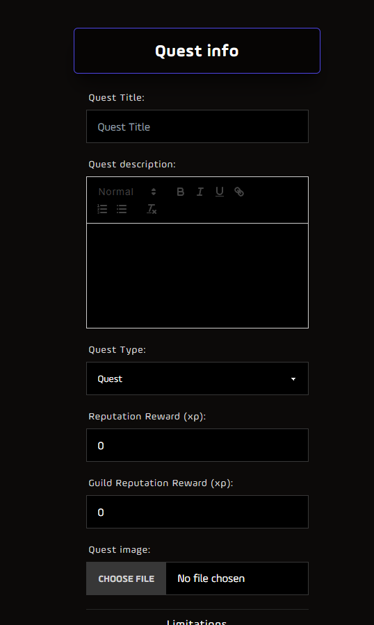 Create quest